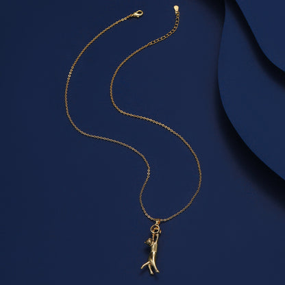 Sleek Multi-functional Cat Nano Projection Pendant